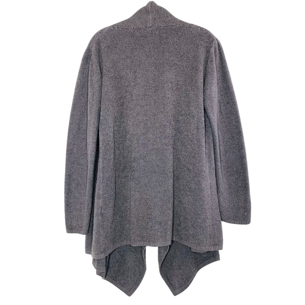 Barefoot Dreams CozyChic Lite L/XL Bamboo Wrap Cardigan Gray Wrap 436 EUC - Picture 3 of 7
